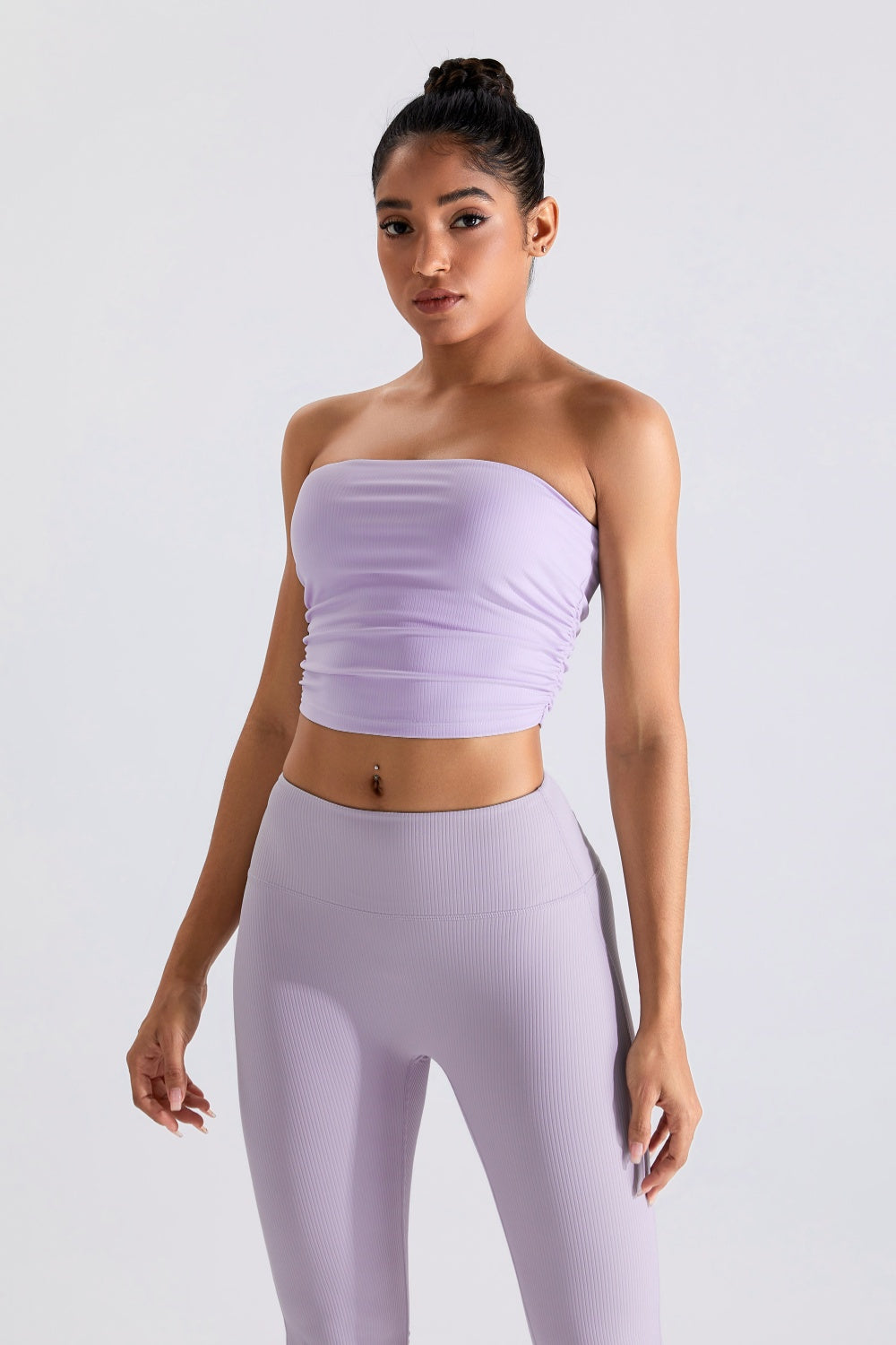 Ribbed Active Bandeau Top