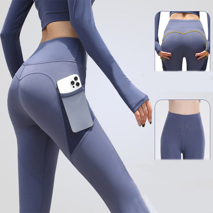 Upgrade Your Workout with High Waist Leggings - Pockets Included!