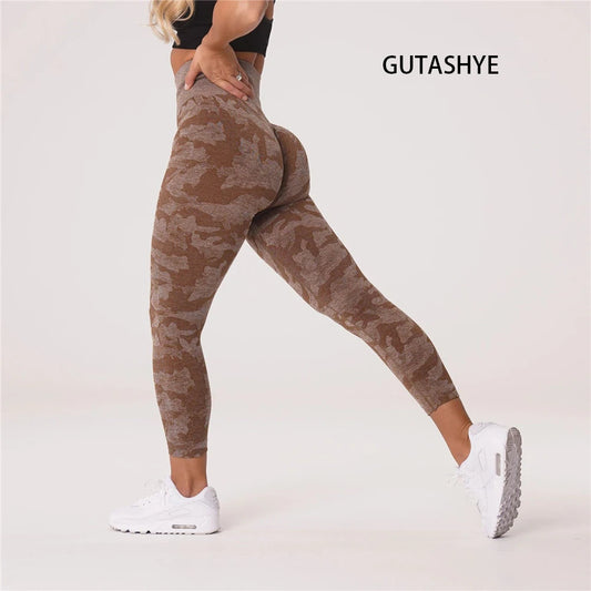 Seamless Camouflage Leggings