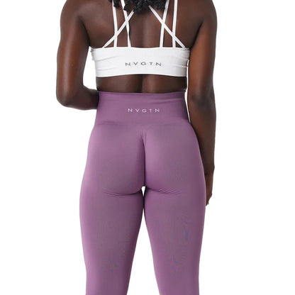 Upgrade Your Workout with Seamless Leggings - Silky, Sweat-Wicking, High Waisted, Compressive Waistband