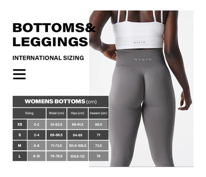 Get Fit in Style with High Waisted Seamless Leggings - Perfect for Yoga, Gym, and More!