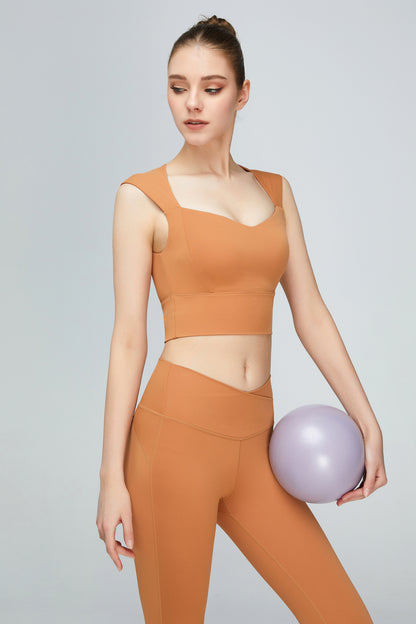 Sweat Absorbing Sleeveless Sports Bra